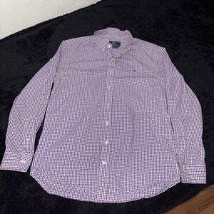 VINEYARD VINES by Shep & Ian Button Up Slim Fit Whale Shirt M‎